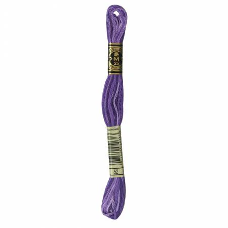 DMC Embroidery Floss 8M (52 Variegated Violet)