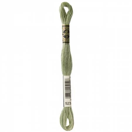 DMC Embroidery Floss 8M (523 Light Fern Green)