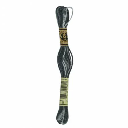DMC Embroidery Floss 8M (53 Variegated Steel Gray)