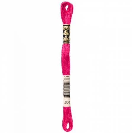 DMC Embroidery Floss 8M (600 Very Dark Cranberry)