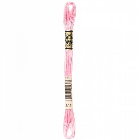DMC Embroidery Floss 8M (605 Very Light Cranberry)