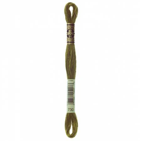 DMC Embroidery Floss 8M (730 Very Dark Olive Green)