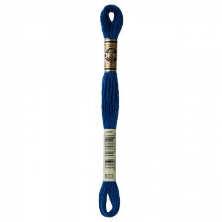 DMC Embroidery Floss 8M (803 Ultra Very Dark Baby Blue)