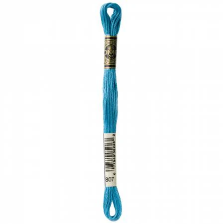 DMC Embroidery Floss 8M (807 Peacock Blue)