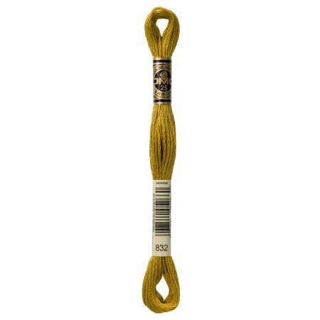DMC Embroidery Floss 8M (832 Golden Olive)