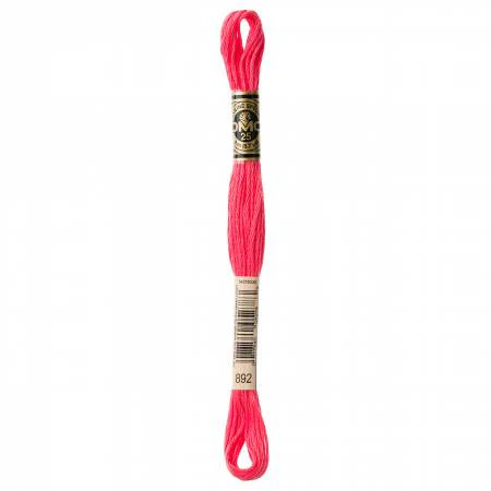 DMC Embroidery Floss 8M (892 Medium Carnation)