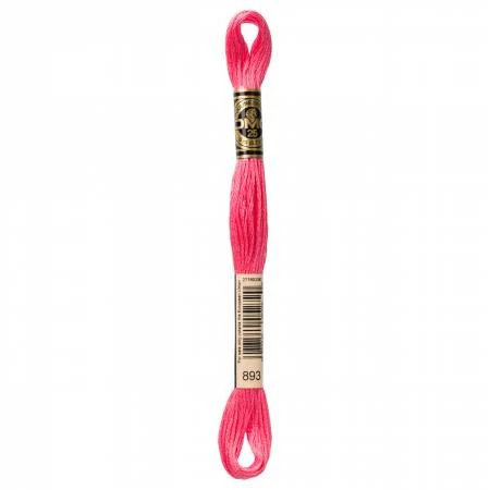 DMC Embroidery Floss 8M (893 Light Carnation)