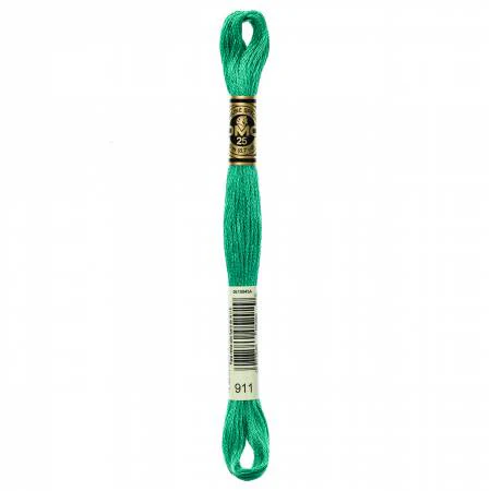 DMC Embroidery Floss 8M (911 Medium Emerald Green)