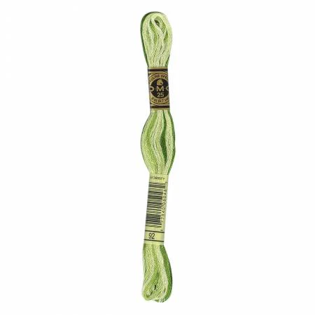 DMC Embroidery Floss 8M (92 Variegated Avocado Green)