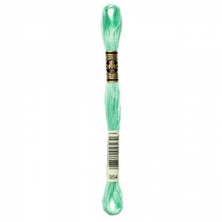 DMC Embroidery Floss 8M (954 Nile Green)