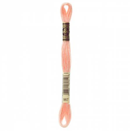 DMC Embroidery Floss 8M (967 Very Light Apricot)