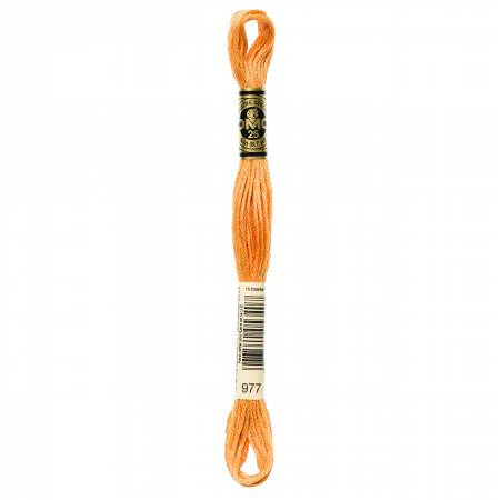 DMC Embroidery Floss 8M (977 Light Gold Brown)