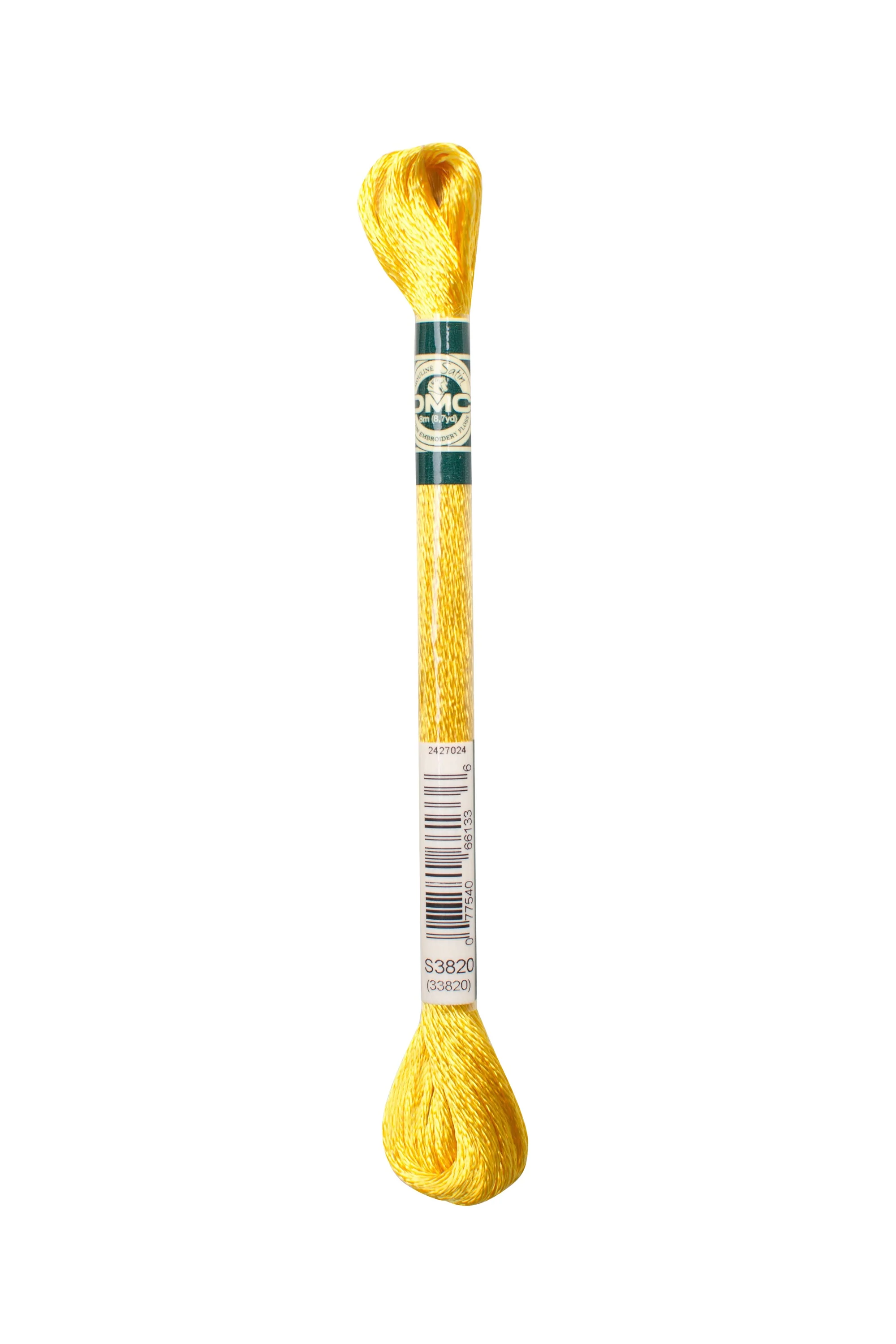 DMC Satin Embroidery Floss (S3820 Dark Straw)
