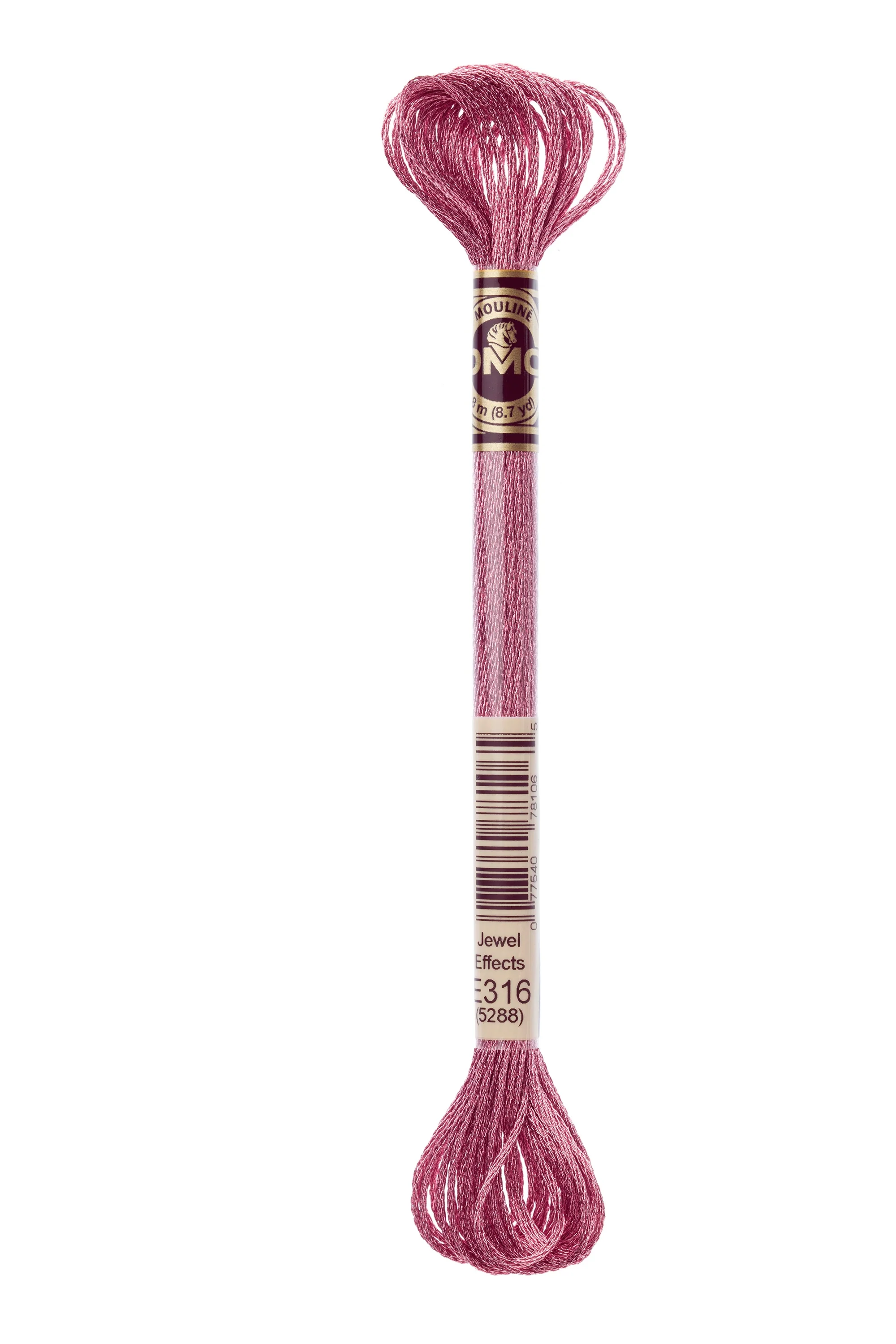 DMC Light Effects Embroidery Floss (E316 Precious Metal Rose Gold)