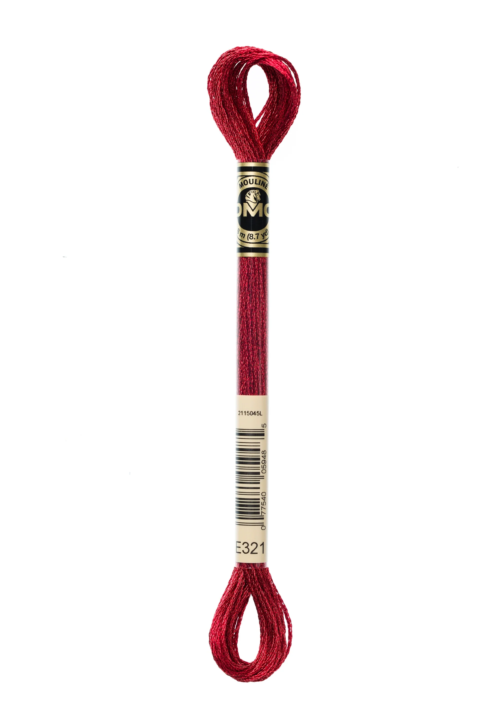 DMC Light Effects Embroidery Floss (E321 Jewels Red Ruby)