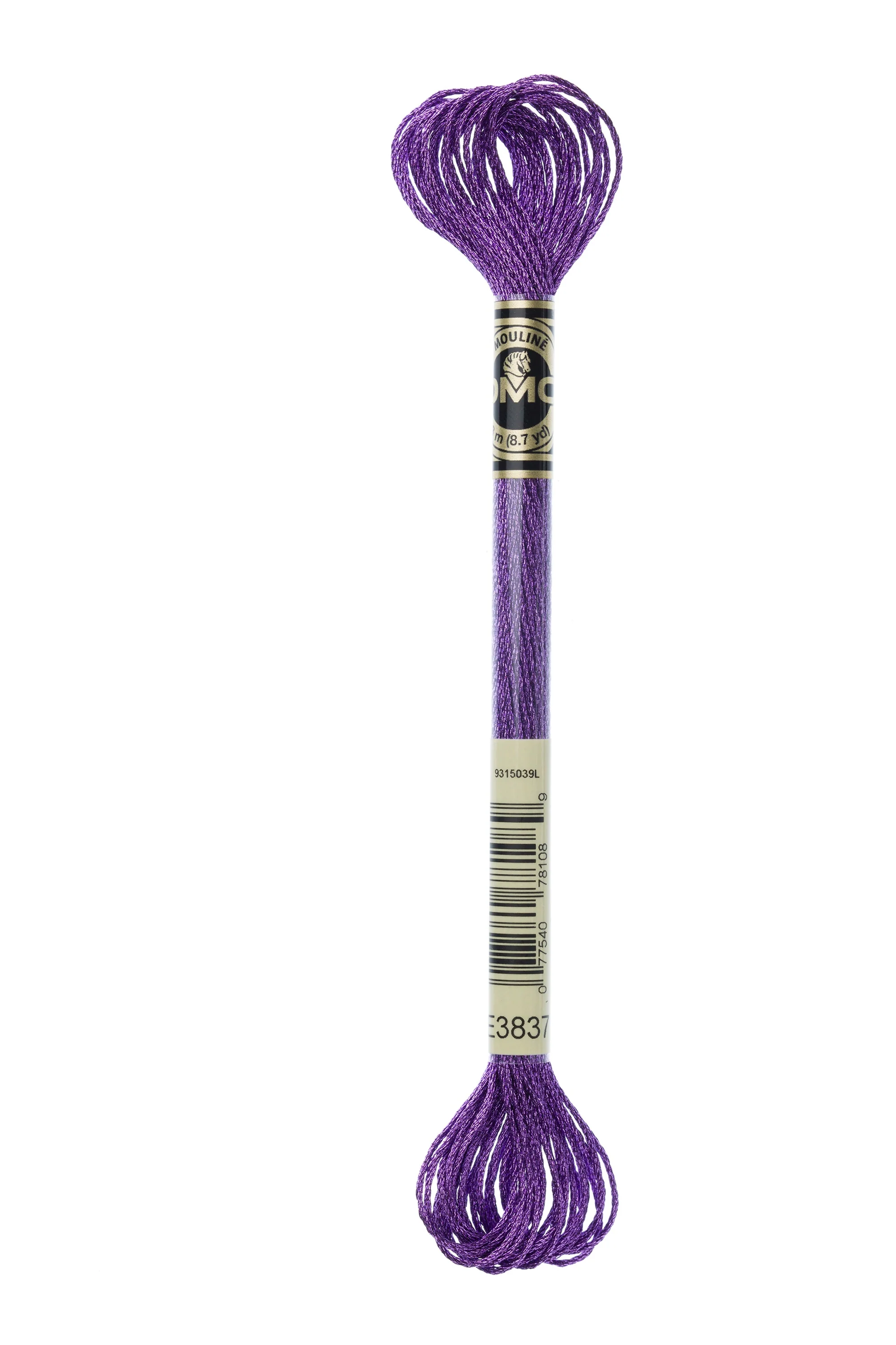 DMC Light Effects Embroidery Floss (E3837 Jewels Amethyst)