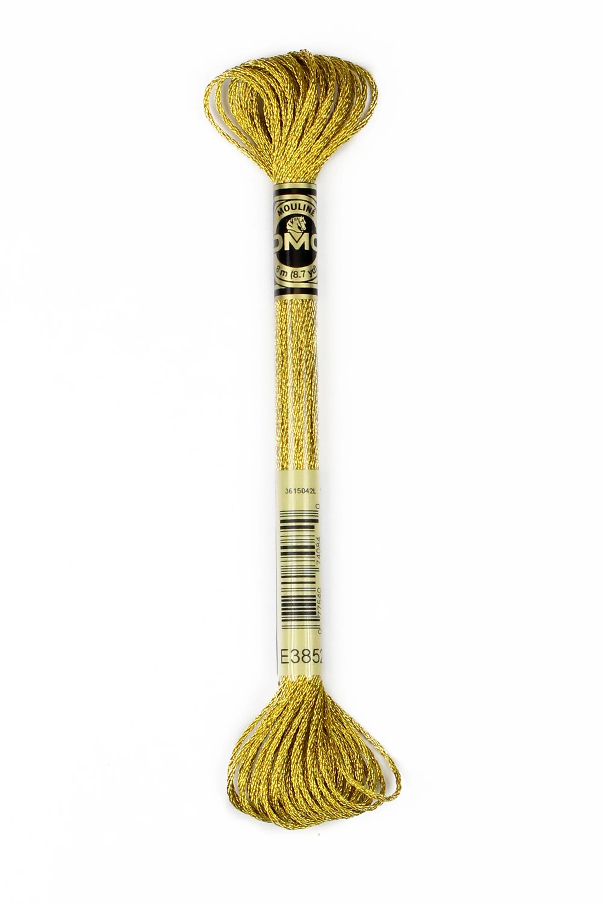 DMC Light Effects Embroidery Floss (E3852 Precious Metal Dark Gold)