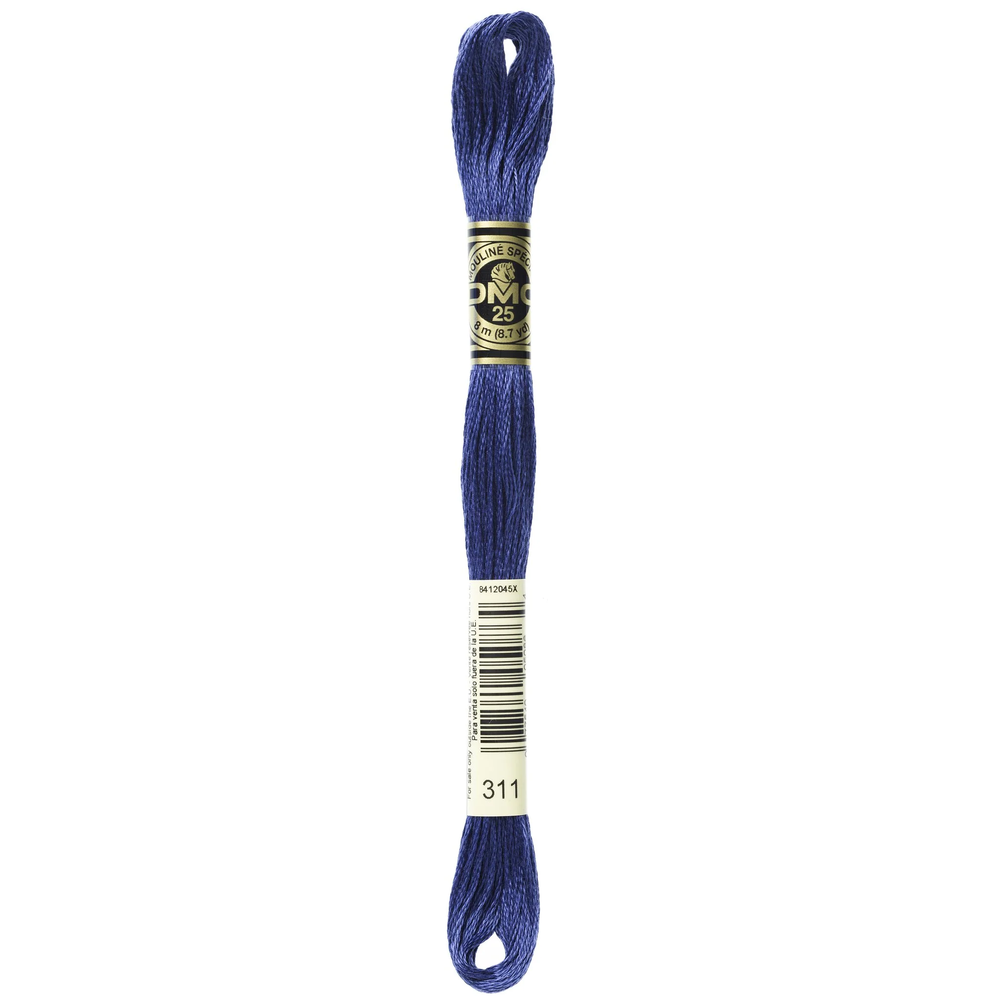 DMC Embroidery Floss 8M (311 Medium Navy Blue)