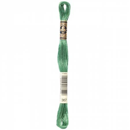 DMC Embroidery Floss 8M (367 Dark Pistachio Green)