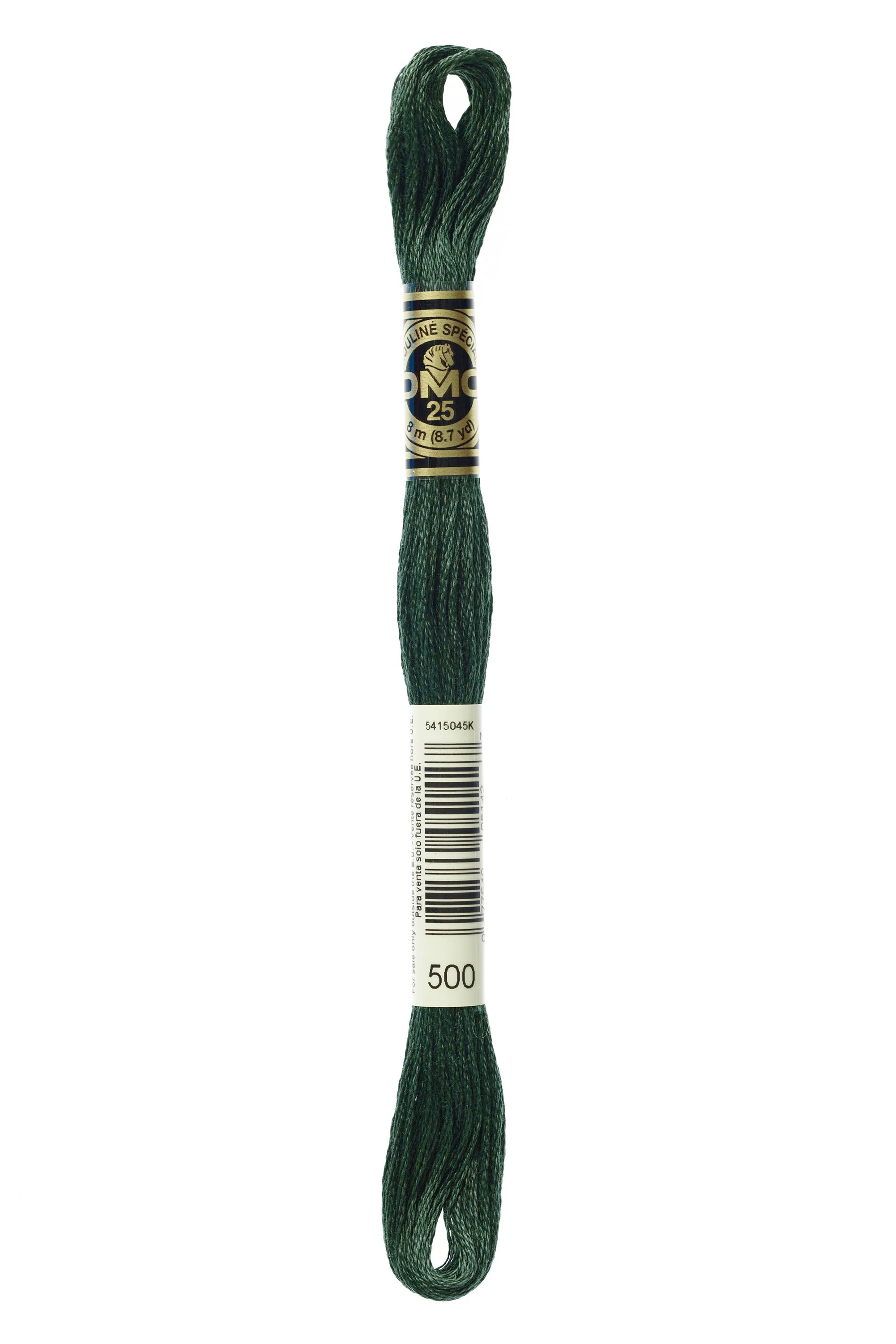 DMC Embroidery Floss 8M (500 Very Dark Blue Green)