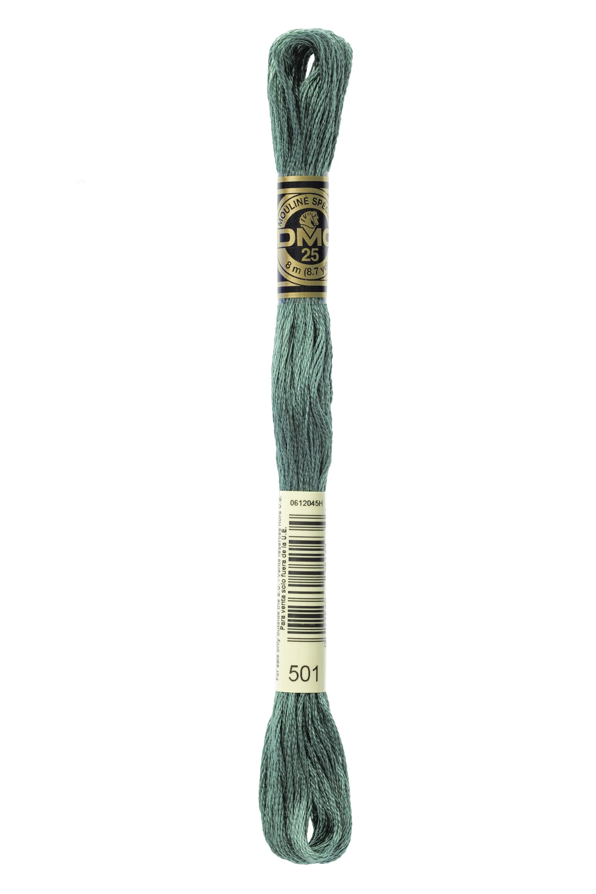 DMC Embroidery Floss 8M (501 Dark Blue Green)
