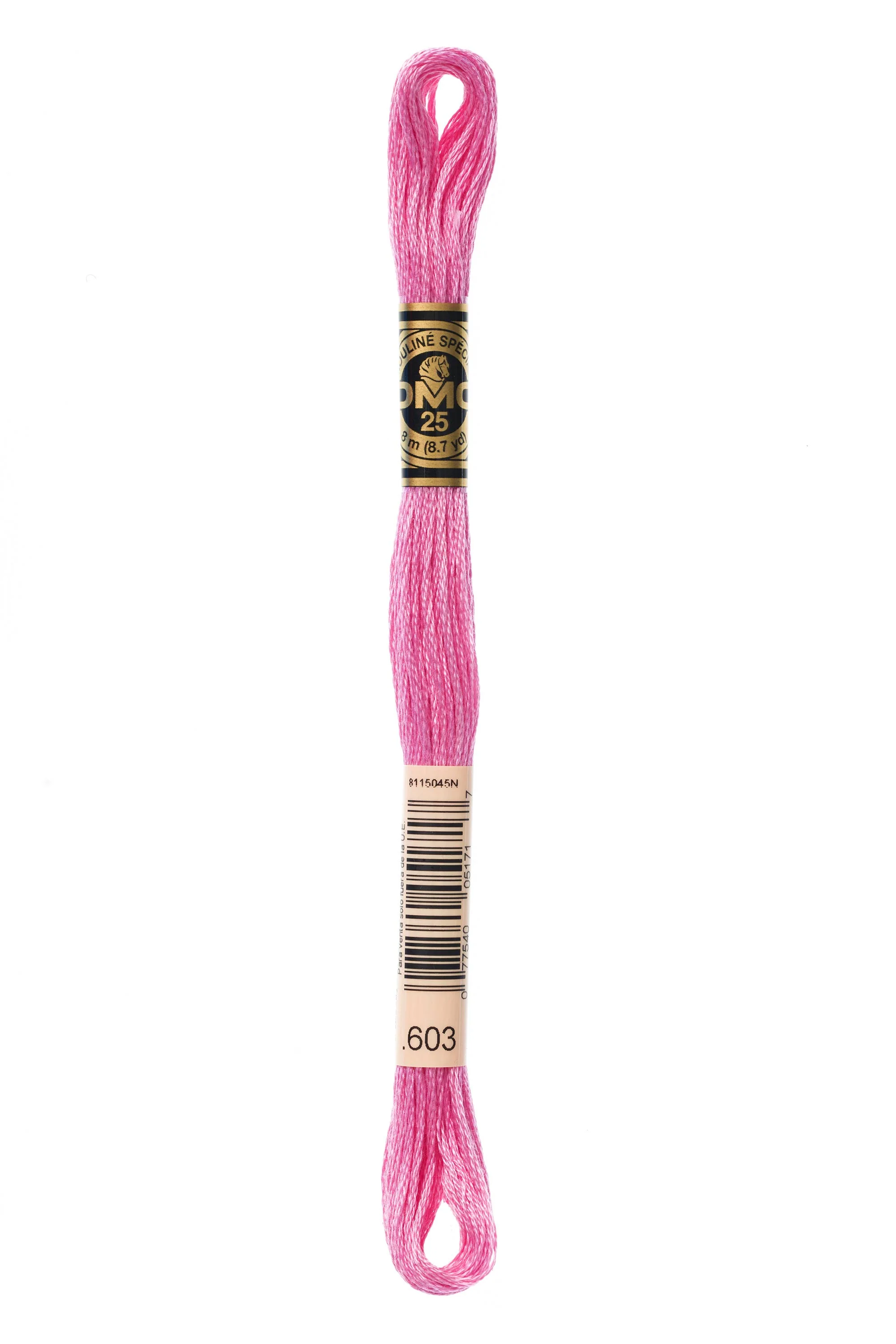 DMC Embroidery Floss 8M (603 Cranberry)