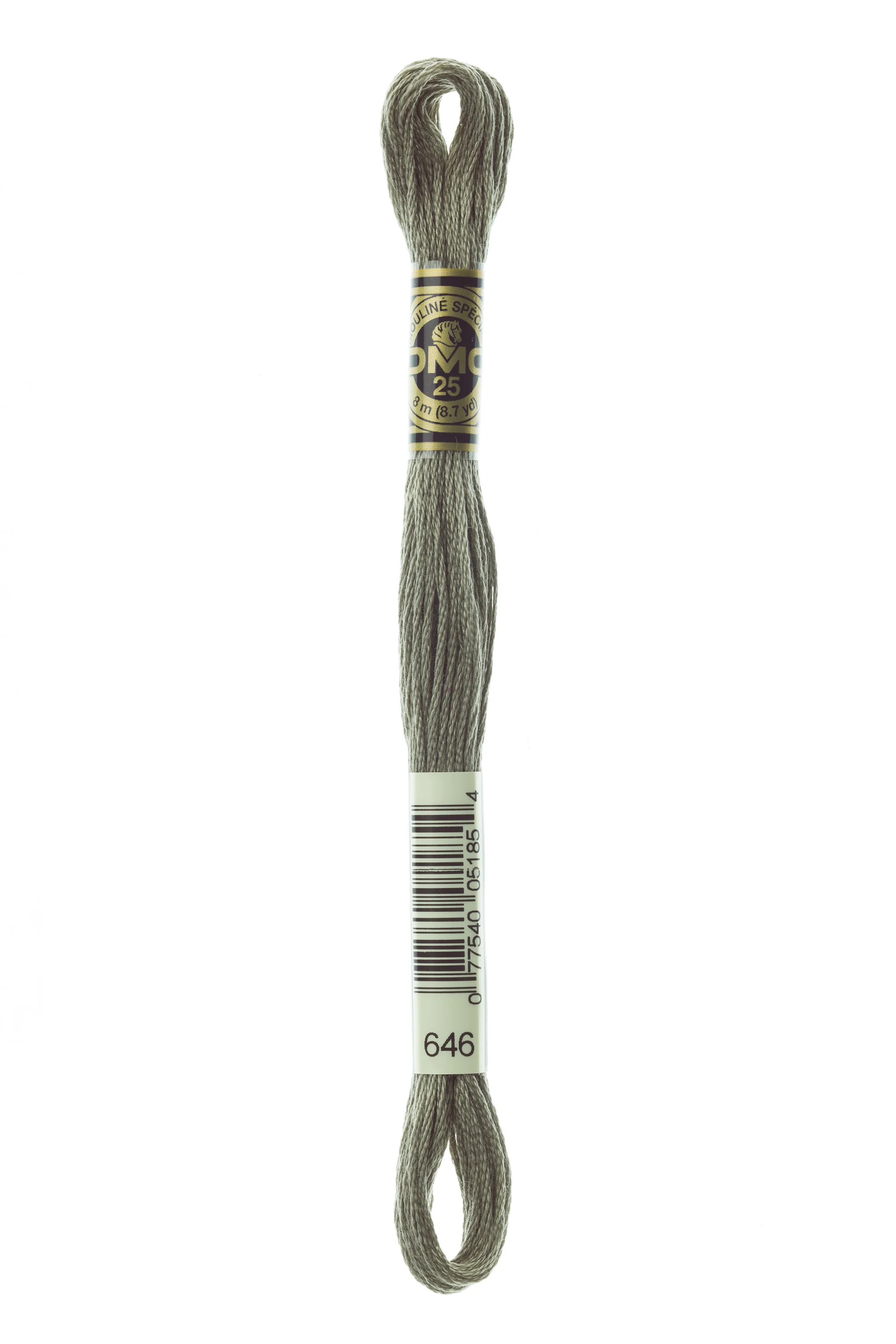 DMC Embroidery Floss 8M (646 Dark Beaver Grey)