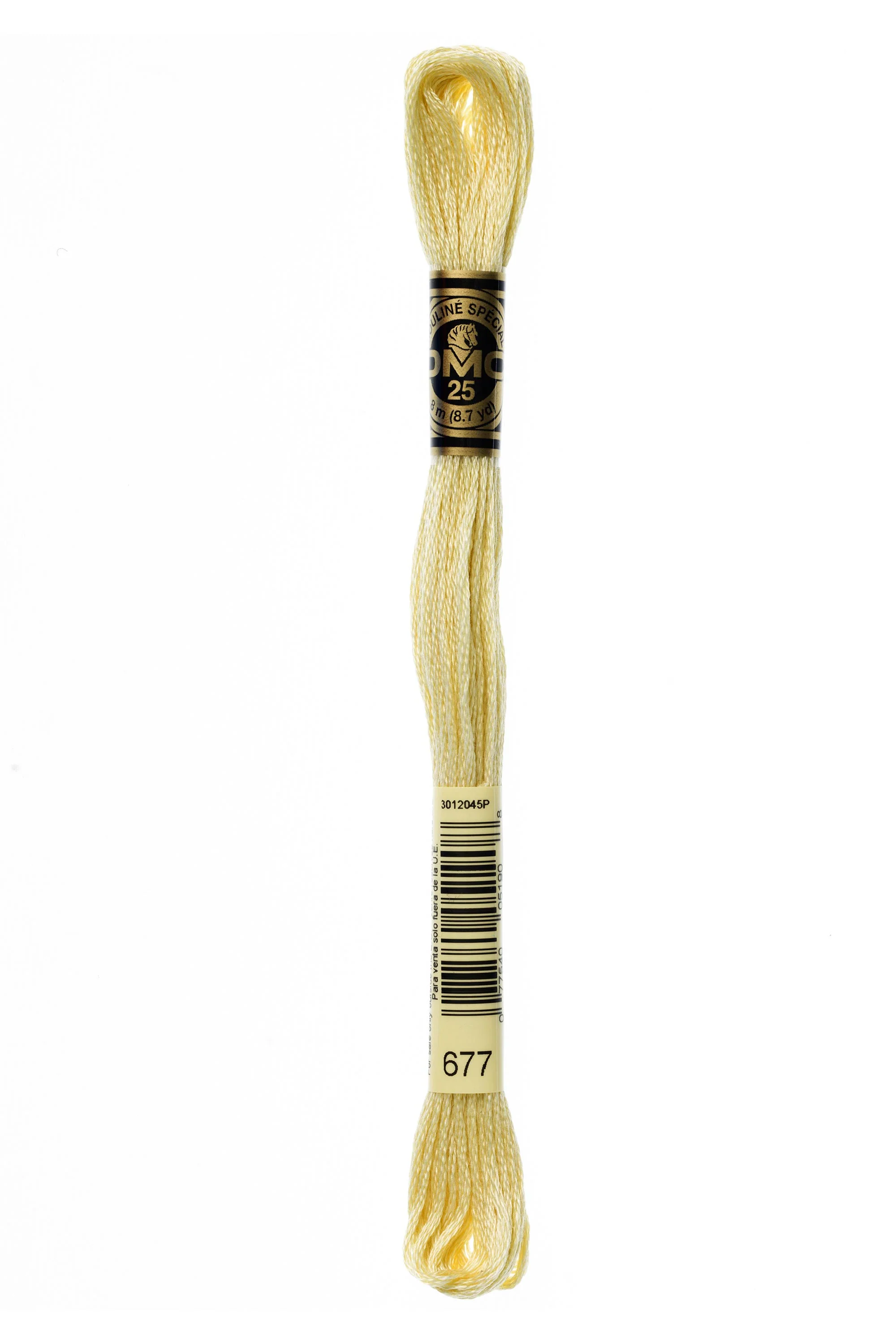 DMC Embroidery Floss 8M (677 Very Light Old Gold)