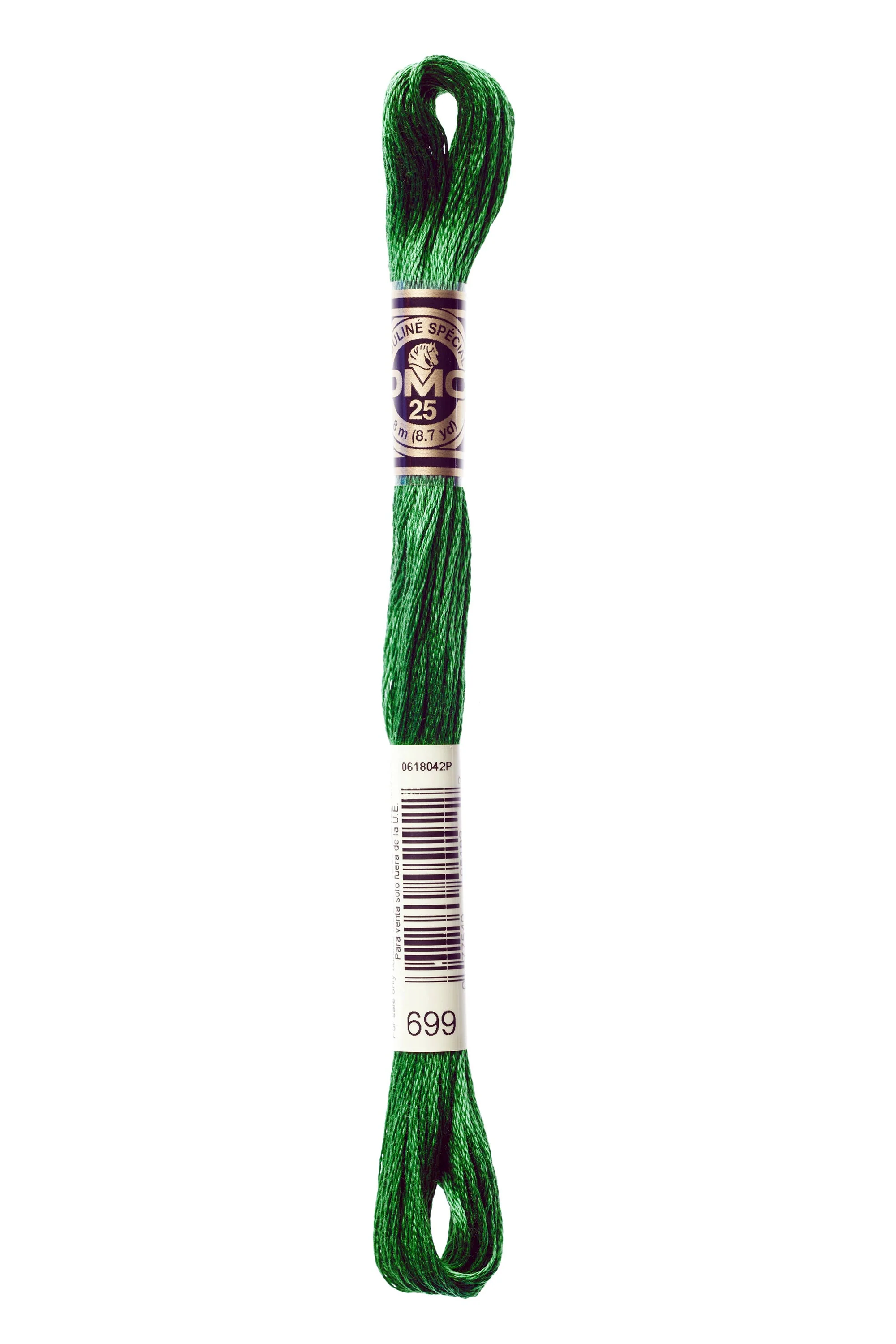 DMC Embroidery Floss 8M (699 Christmas Green)