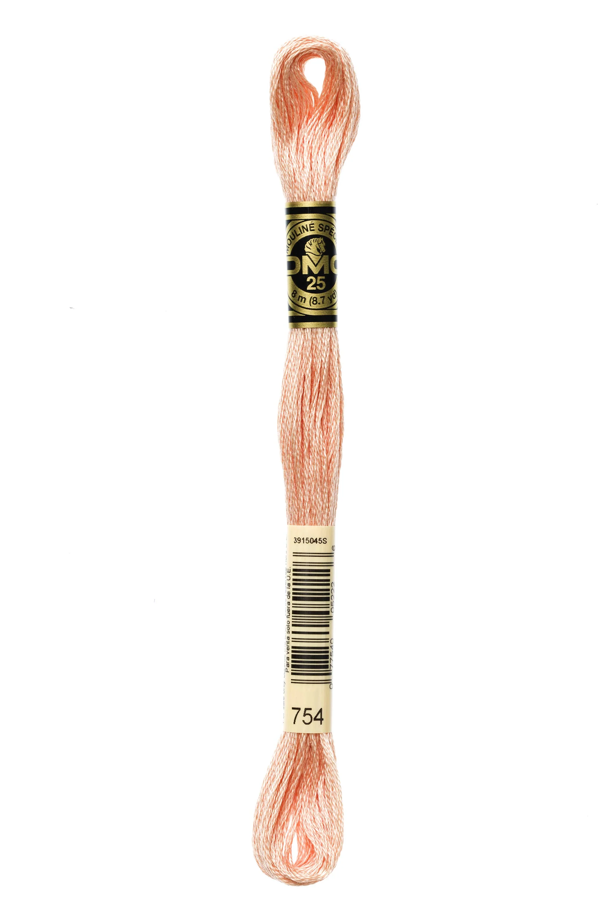 DMC Embroidery Floss 8M (754 Light Peach)