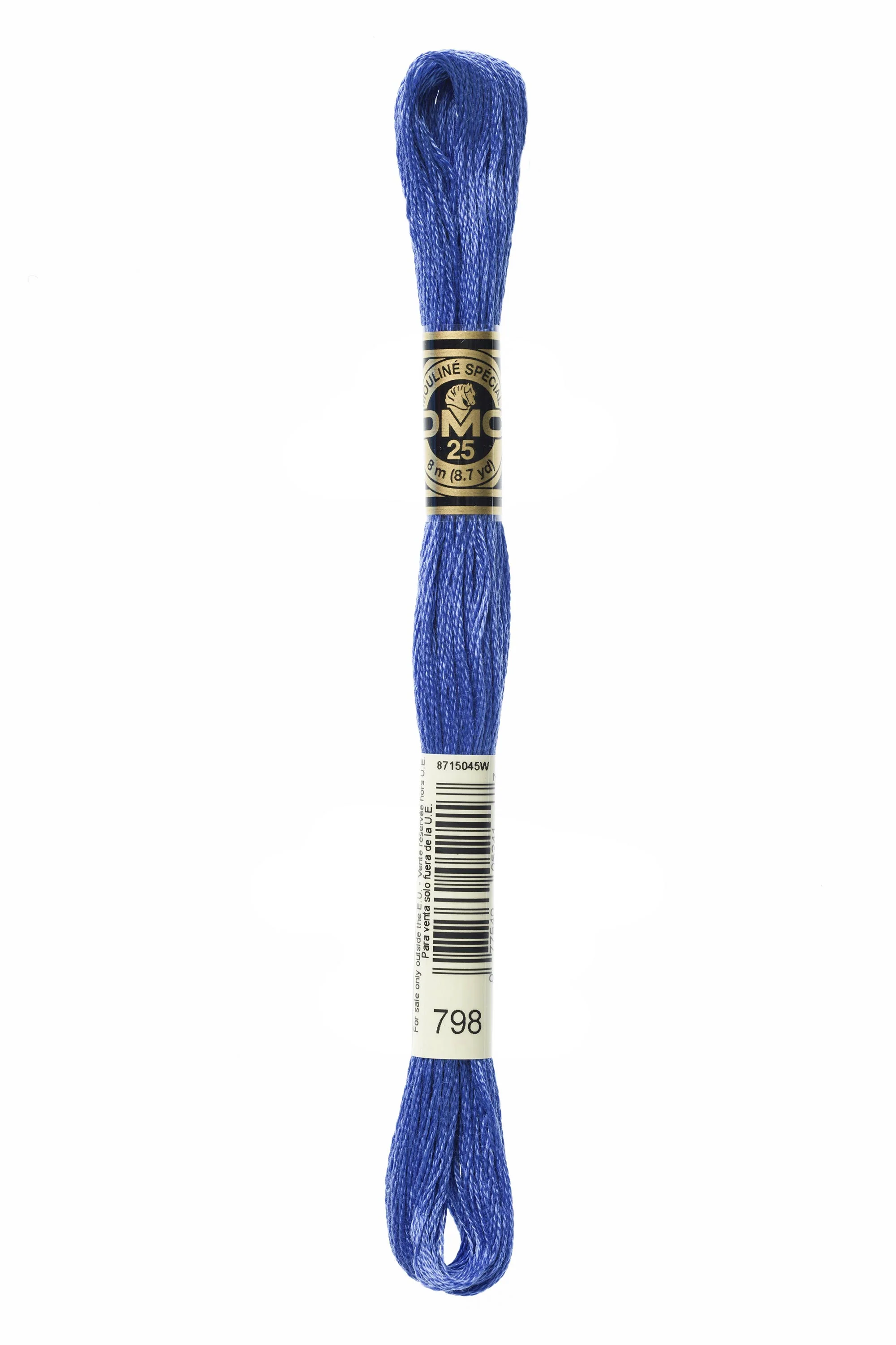 DMC Embroidery Floss 8M (798 Dark Delft Blue)