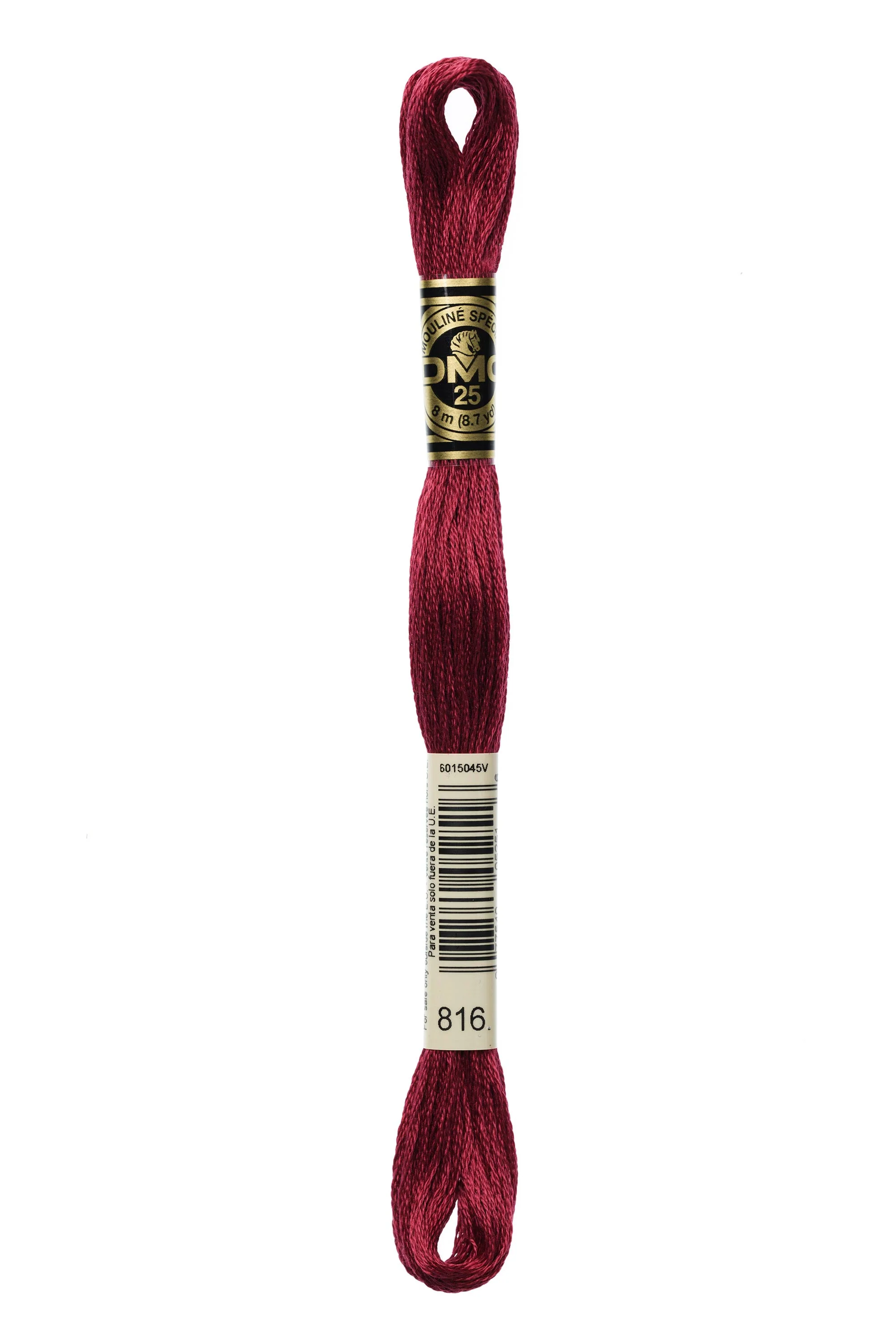 DMC Embroidery Floss 8M (816 Garnet)