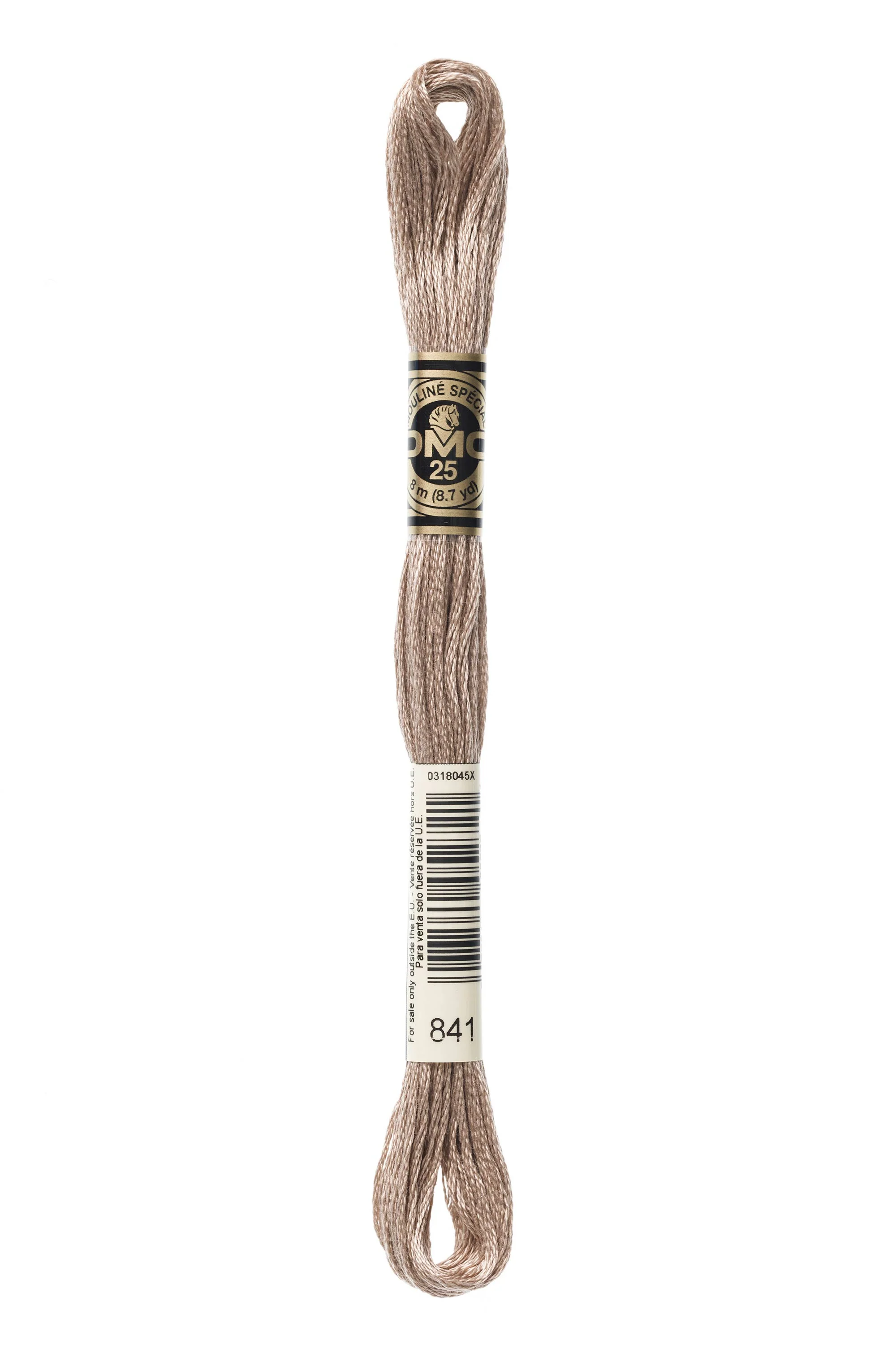 DMC Embroidery Floss 8M (841 Light Beige Brown)