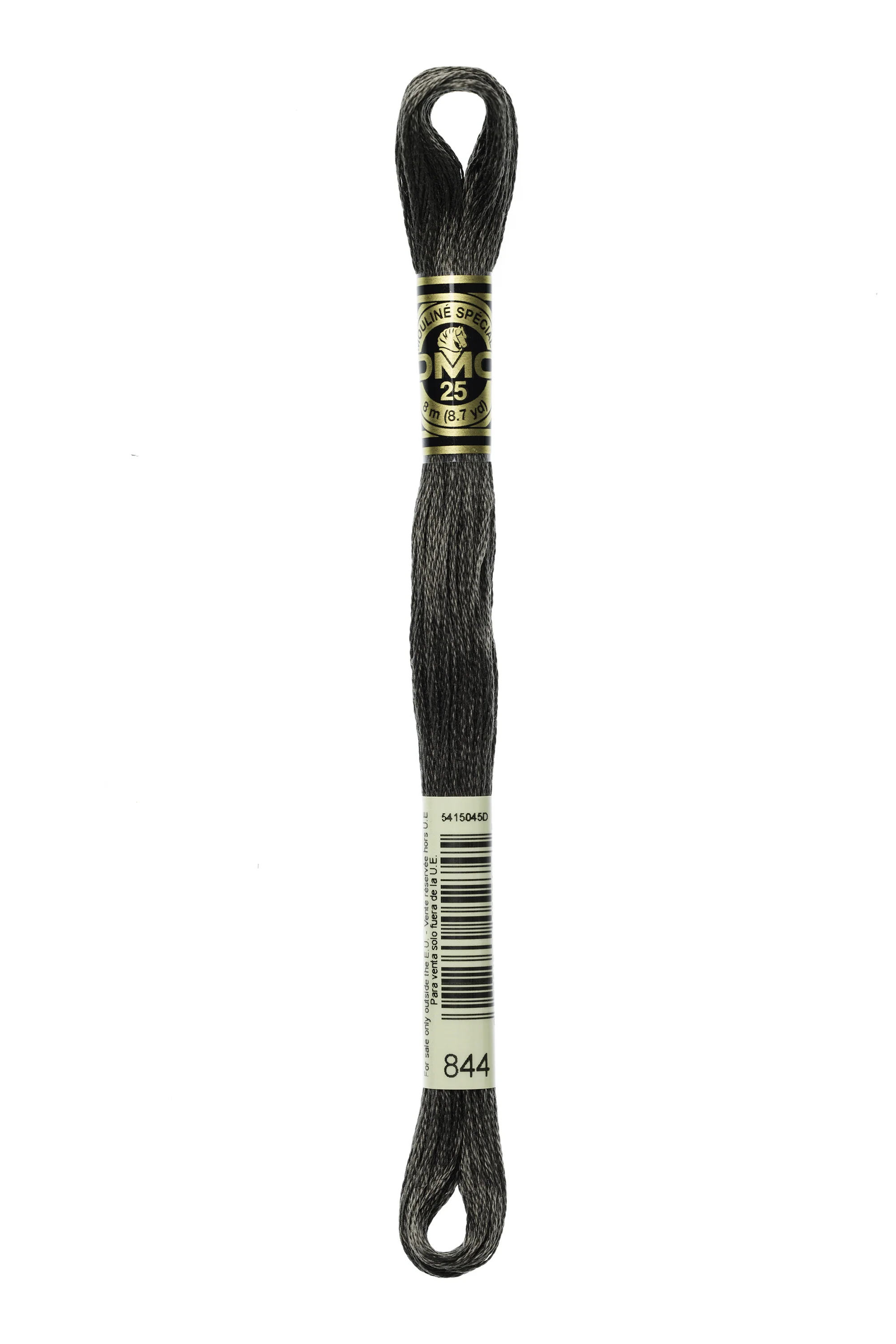 DMC Embroidery Floss 8M (844 Ultra Dark Beaver Gray)