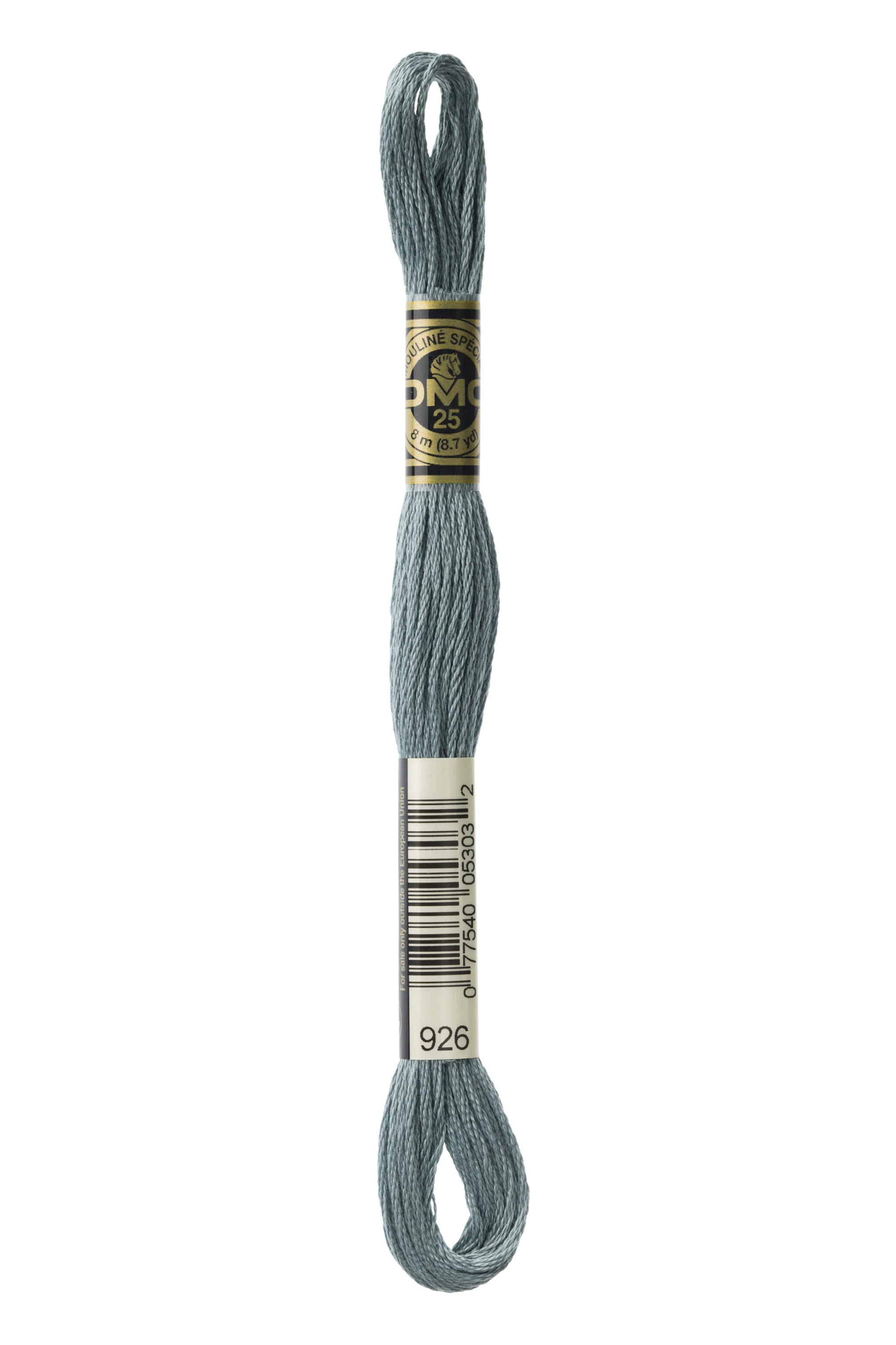 DMC Embroidery Floss 8M (926 Medium Gray Green)
