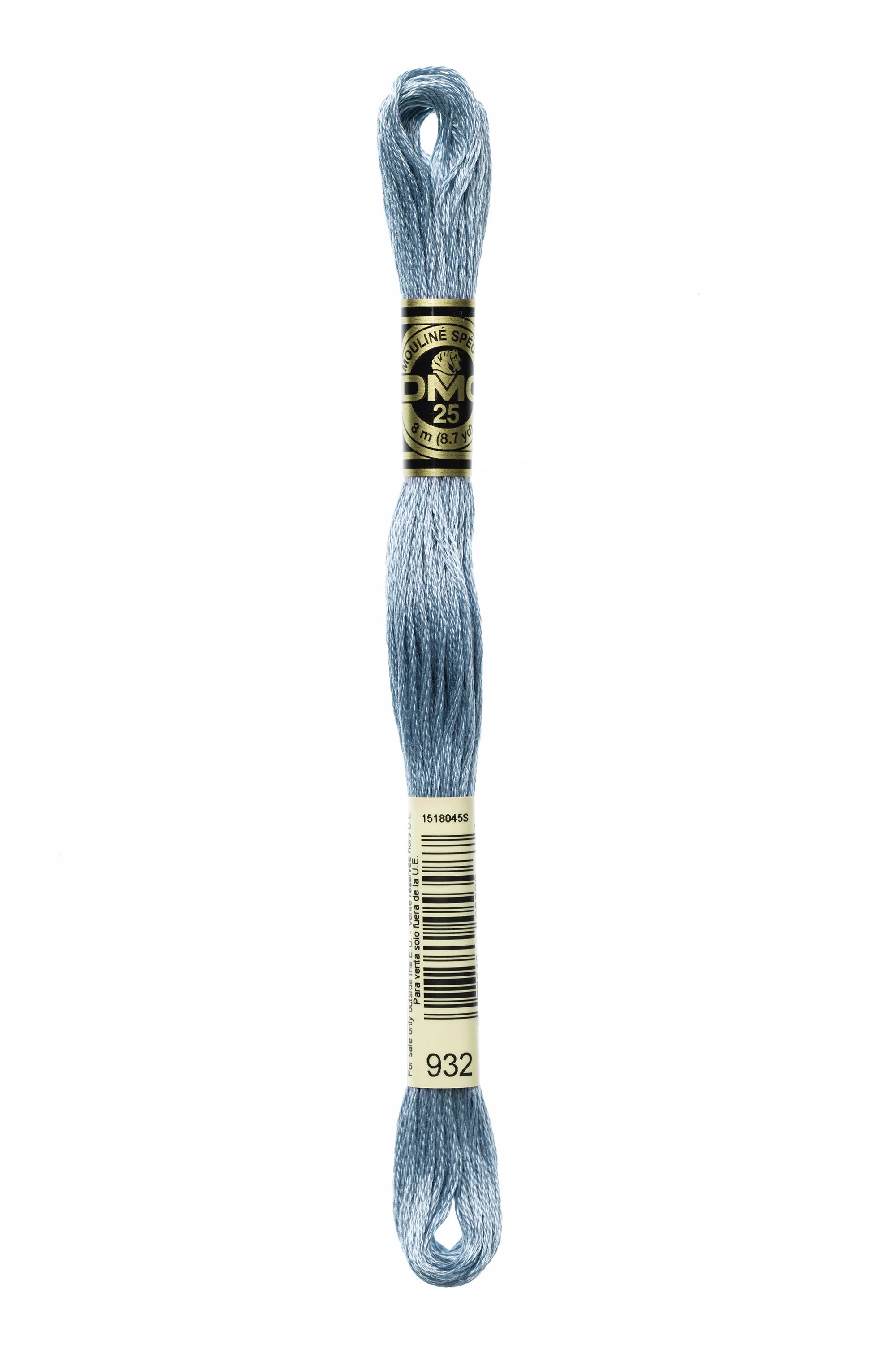 DMC Embroidery Floss 8M (932 Light Antique Blue)