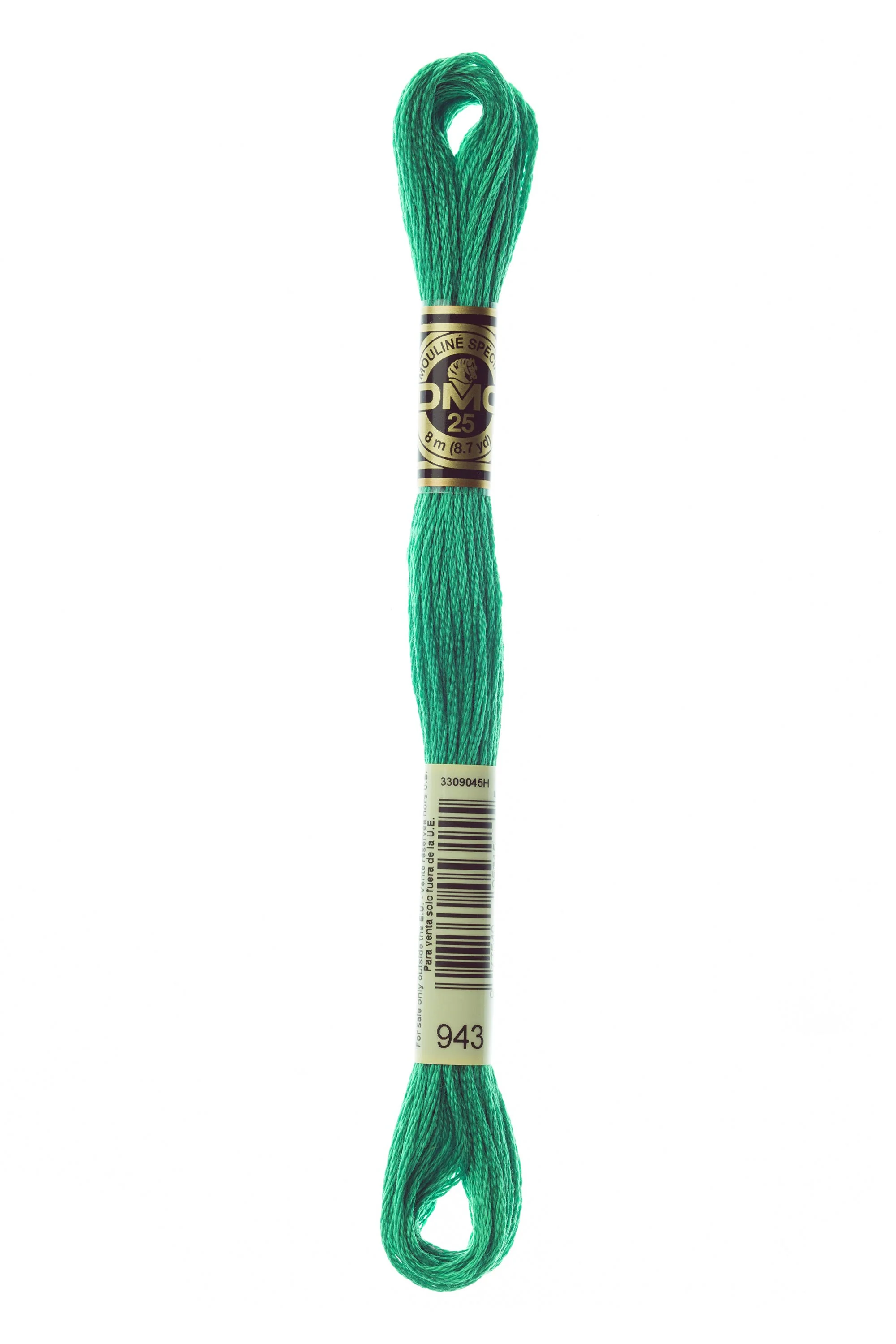 DMC Embroidery Floss 8M (943 Medium Aquamarine)