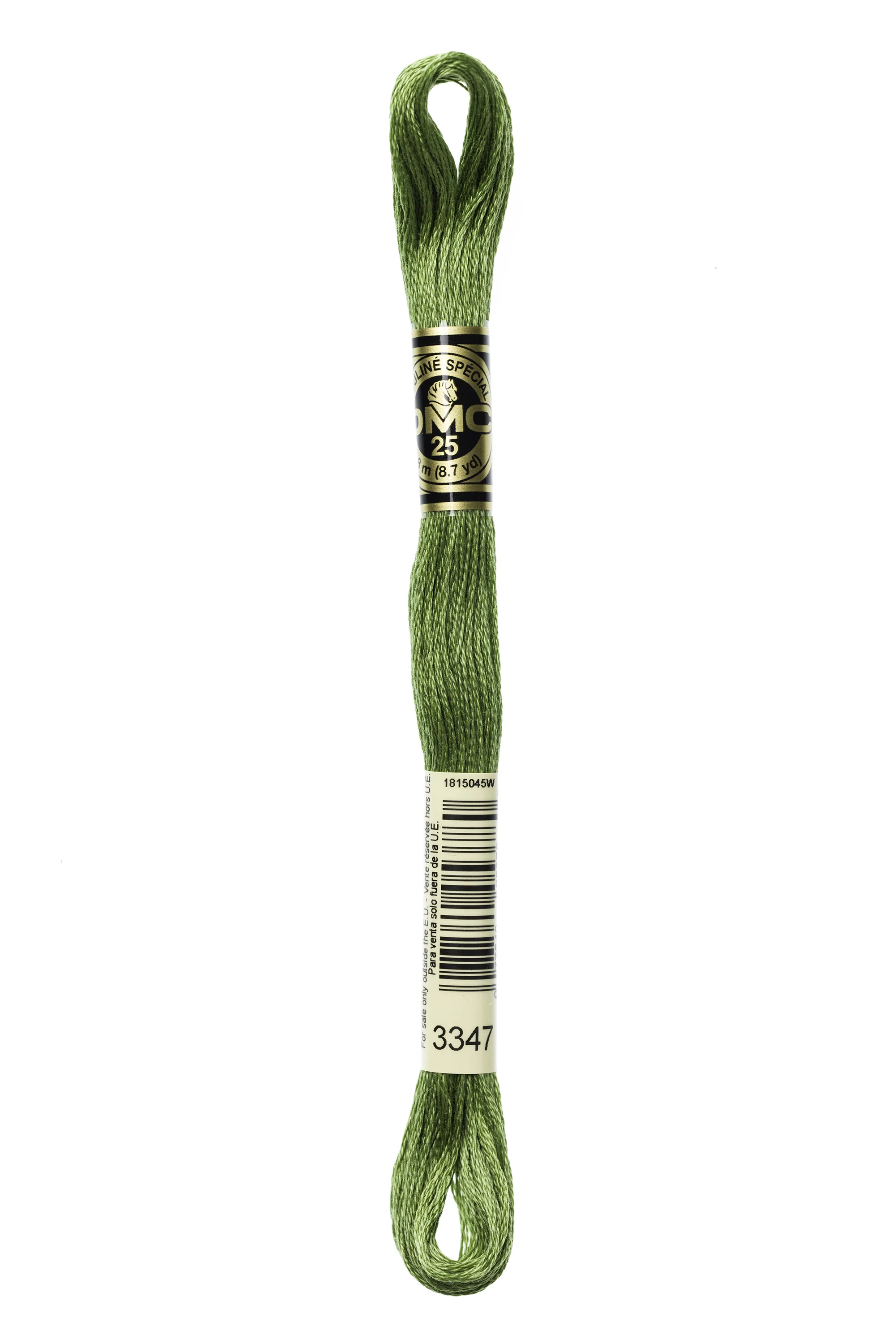 DMC Embroidery Floss 8M (3347 Medium Yellow Green)