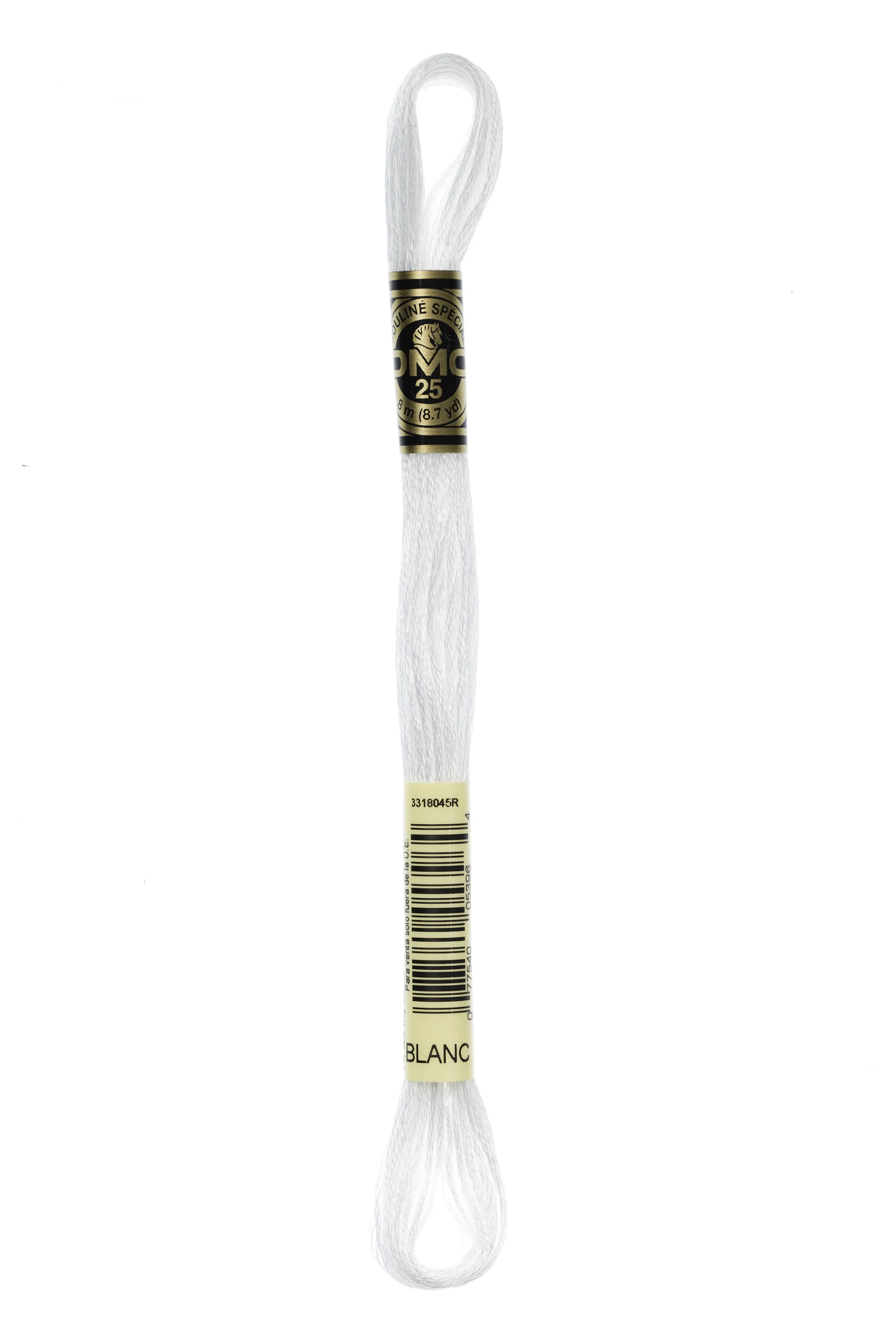 DMC Embroidery Floss 8M (BLANC / WHITE)