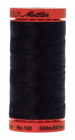 Metrosene Poly Thread 50wt 500m/547yds Darkest Blue 9145-0821