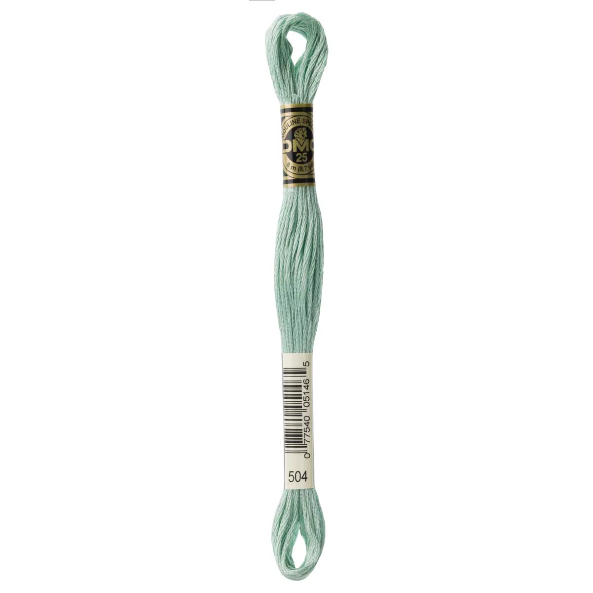 DMC Embroidery Floss 8M (504 Very Light Blue Green)