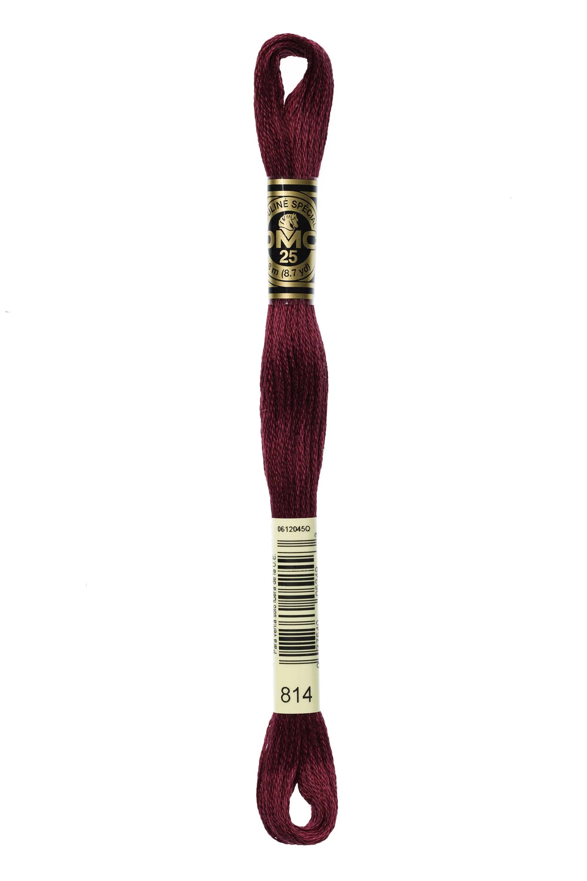 DMC Embroidery Floss 8M (814 Dark Garnet)