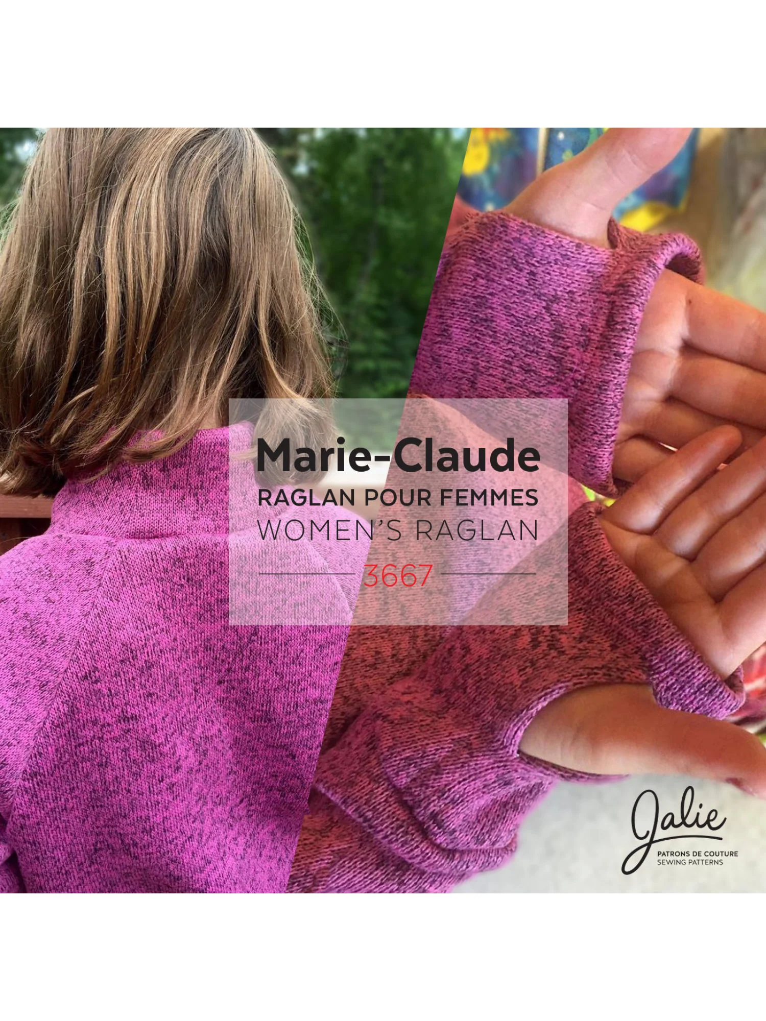 Jalie 3667 - Marie-Claude Raglan Pullover 2yrs-22 - Image 7
