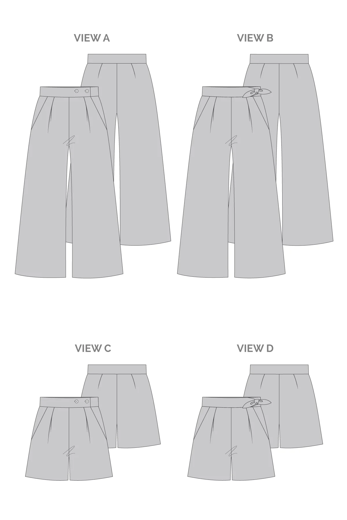 Megan Nielsen Flint Pants Pattern 0-20 - Image 3
