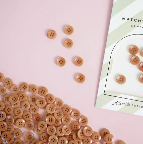 1/2" Corozo Nut Button - 6 pack - Image 4