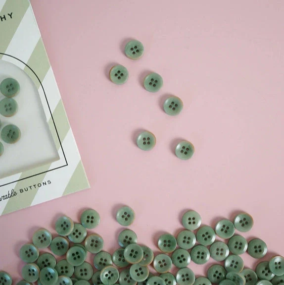 1/2" Corozo Nut Button - 6 pack - Image 6