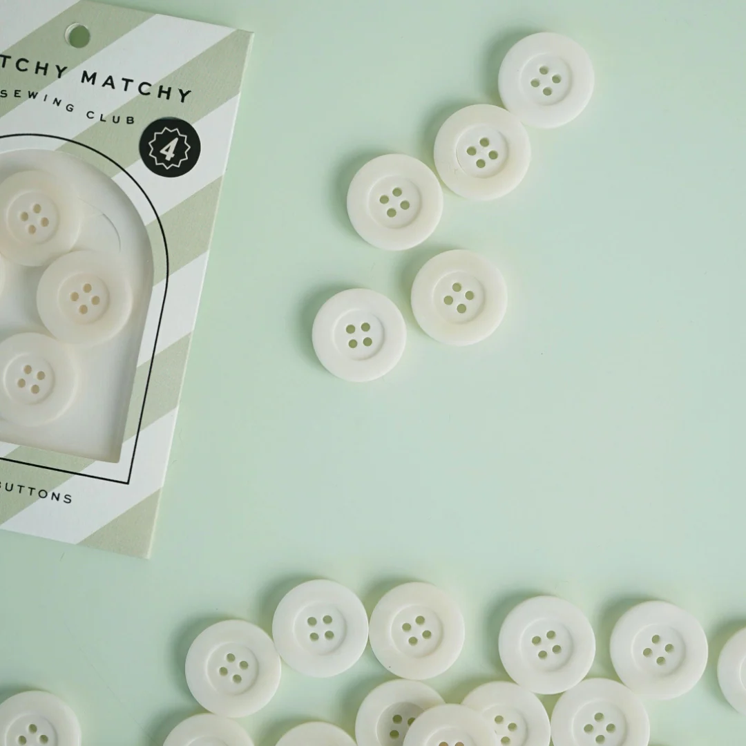 1" Corozo Nut Buttons - 4 packs - Image 5