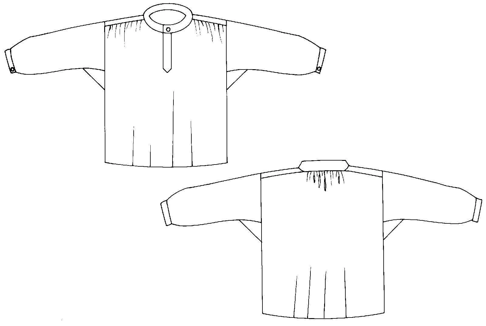 Folkwear French Cheesemaker's Smock Pattern - Image 8