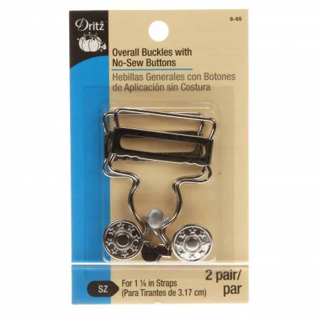 1.25in Overall Buckle in Nickel