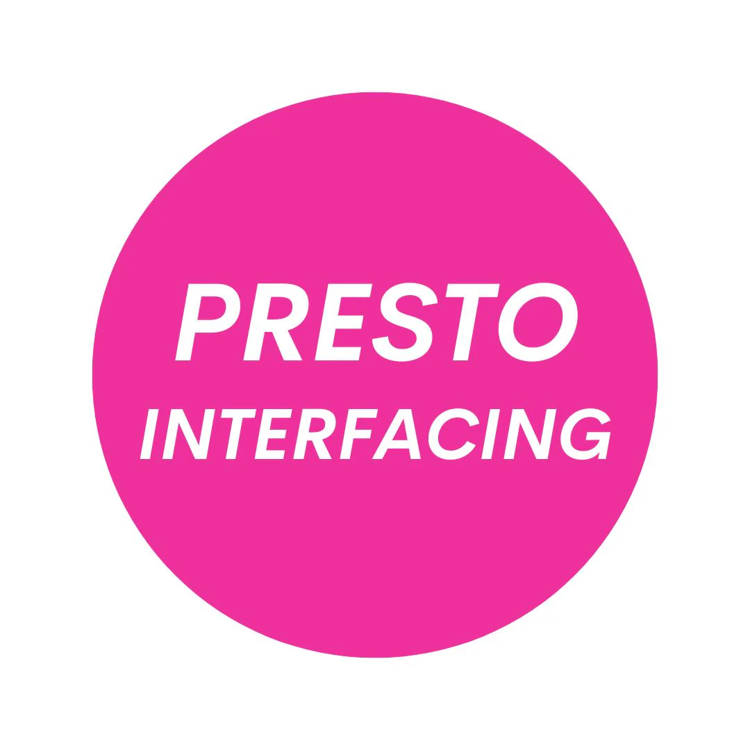 Presto Woven Cotton Fusible Interfacing - White